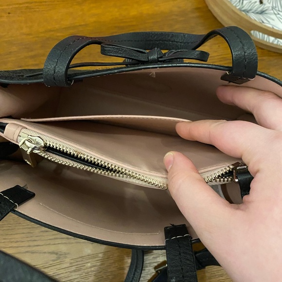 Kate Spade Black Suede Tote with Tassels - Picture 10 of 10